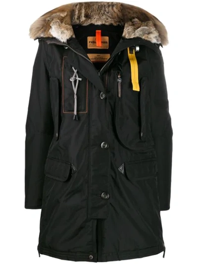 Parajumpers Hooded Puffer Jacket In Black