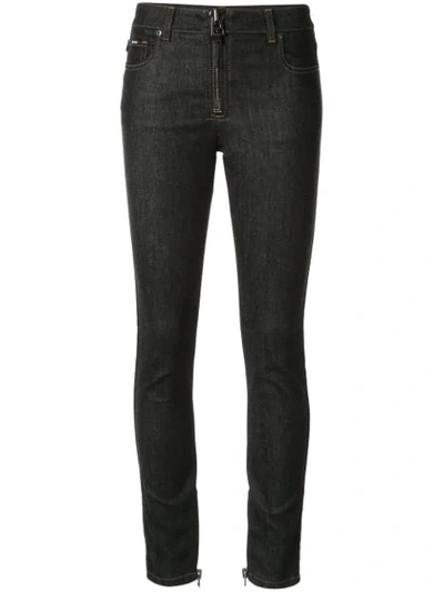 Tom Ford Zip-up Skinny Jeans In Blue