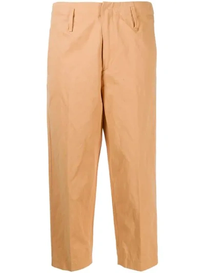 Forte Forte Cropped Trousers In Orange