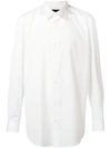 Issey Miyake Hemd Mit Mandarinkragen In White
