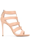 Casadei Strappy Ankle Sandals In Neutrals