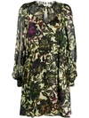 Dorothee Schumacher Printed Smock Dress In Black