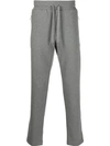 Dolce & Gabbana Logo Patch Track Pants In Grey