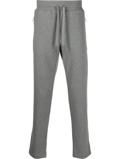 Dolce & Gabbana Logo Patch Track Pants In Grey
