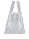 Maison Margiela Transparent Numbers Shopping Tote In White