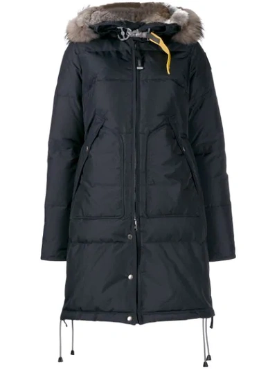 Parajumpers Hooded Puffer Jacket In Blue