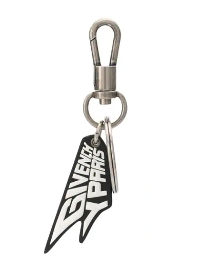 Givenchy Extreme Gp Keyring In Black