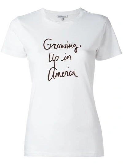 Bella Freud Growing Up In America T-shirt | ModeSens