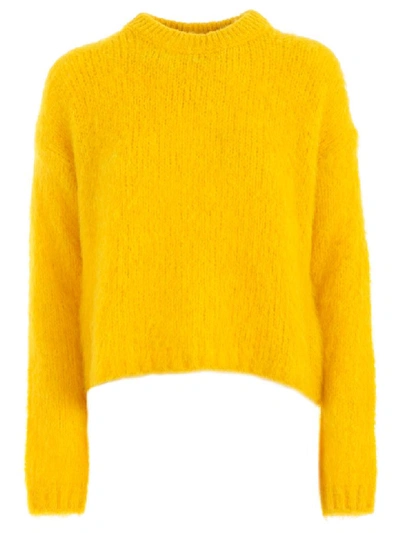 Semicouture Sweater L/s In Limone