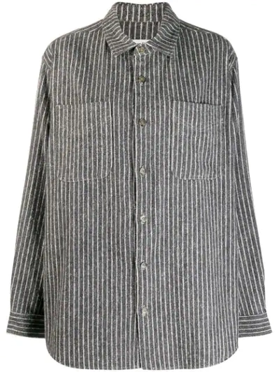 Isabel Marant Étoile Paulie Striped Shirt In Grey