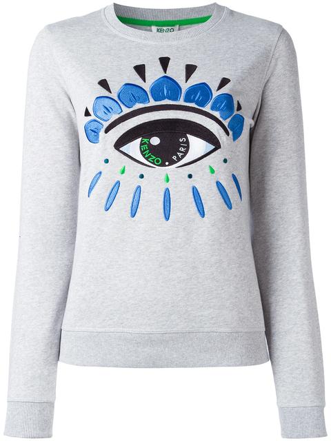 kenzo eye sweatshirt grey