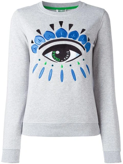 Kenzo grey eye sweatshirt cheap