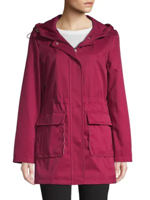 kate spade raincoat with hood