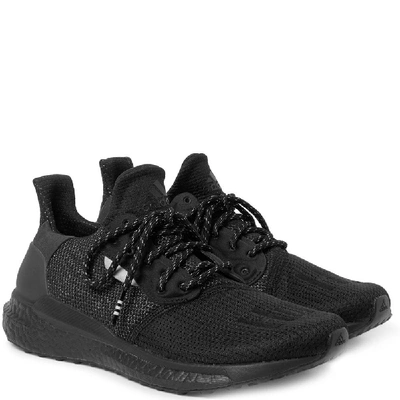 Adidas Consortium Pharrell Williams Solarhu Prd Glide Sneakers In Black