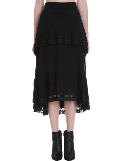 Zimmermann Skirt In Black Cotton