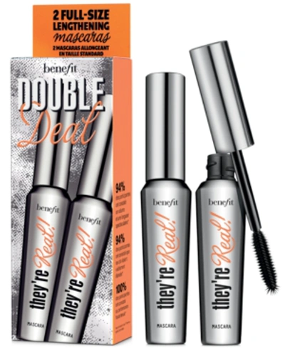 Benefit Cosmetics They're Real! Lengthening & Volumizing Mascara Double Deal Gift Set ($50 Value) In No Color