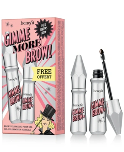 Benefit Cosmetics Gimme Brow+ Volumizing Tinted Eyebrow Gel Gift Set ($36 Value) In Shade 5 - Deep (cool Black-brown)