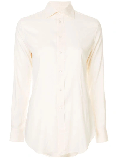 Ralph Lauren Classic Button Shirt In White