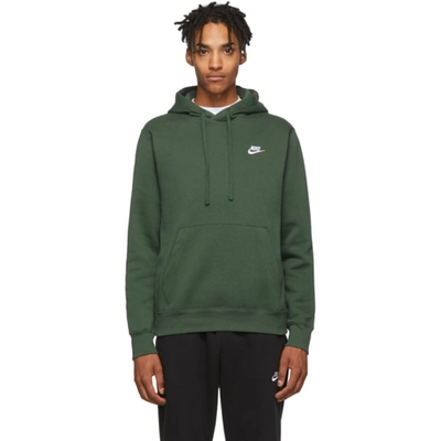 Nike Men's  Sportswear Club Fleece Pullover Hoodie In Green