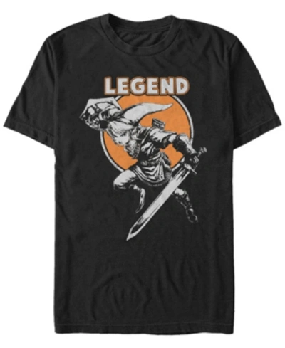 Nintendo Men's Legend Of Zelda Full Moon Link Short Sleeve T-shirt In Black