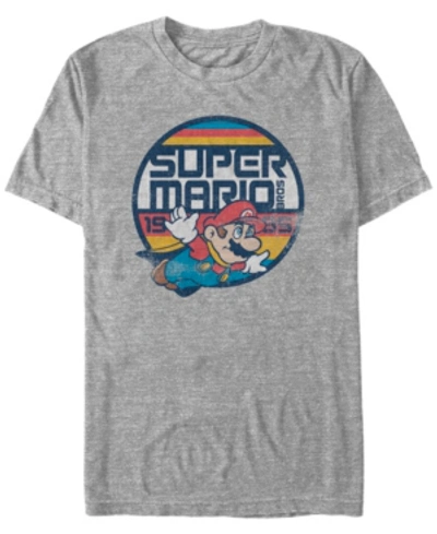 Nintendo Men's Super Mario Flying Mario Short Sleeve T-shirt In Athletic H