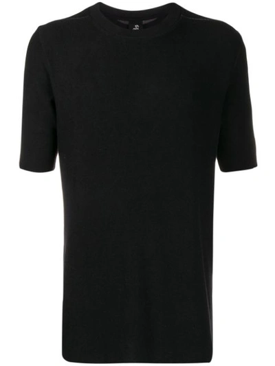 Thom Krom Contrast-stitch T-shirt In Black