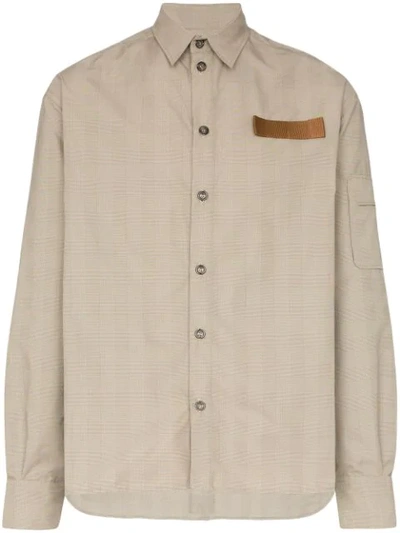 Boramy Viguier Contrast Patch Shirt In Grey