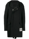 Rick Owens Utility Raincoat In Black