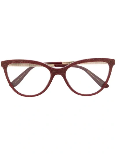 Dolce & Gabbana Cat-eye Shaped Glasses In Rot