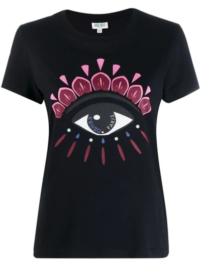 Kenzo Black Eye-print Cotton T-shirt