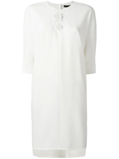 Alexander Wang Lace-up Dress - White