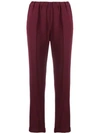 Alberto Biani Straight-leg Trousers In Red