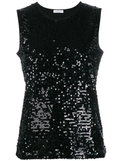 P.a.r.o.s.h Runway Tank Top In Black