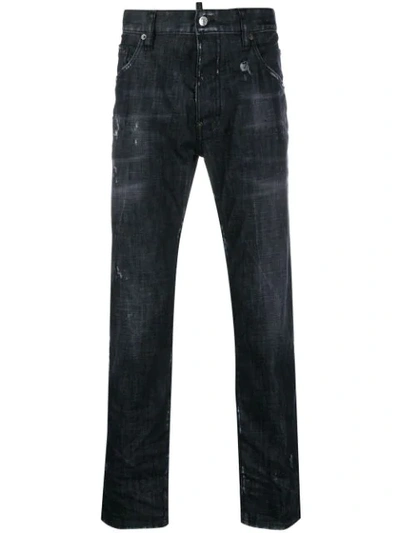Dsquared2 5 Pocket Jeans In Black