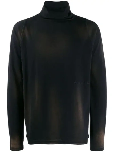 Martine Rose Turtle Neck Sweatshirt In Black