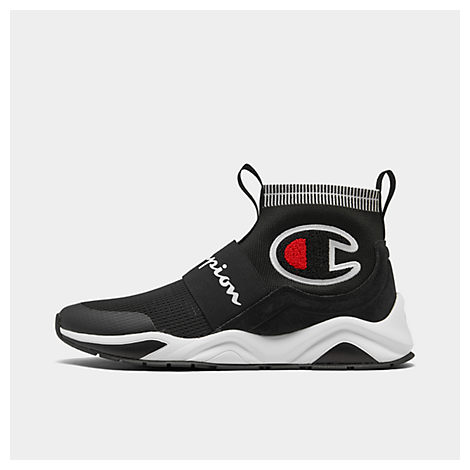 champion men's rally black shoes