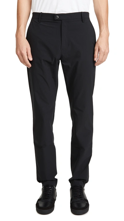 7 For All Mankind Ace Modern Regular Fit Pants In Black