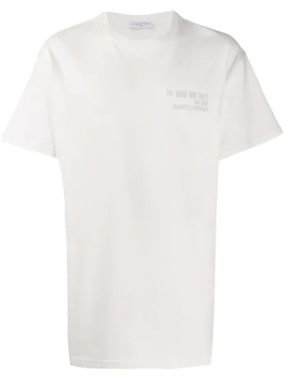 Ih Nom Uh Nit Oversized Crew Neck T-shirt - White In Gray