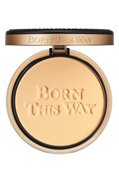 Too Faced Born This Way Undetectable Medium-to-full Coverage Powder Foundation In Shortbread - Very Light W/ Golden Undertones