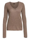 Atm Anthony Thomas Melillo Women's Cashmere V-neck Sweater In Truffle