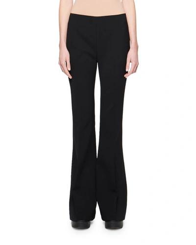 The Row Lanae Flare Leg Pants In Black