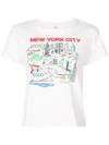 Re/done New York City Classic Tee In Ivory