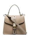 Chloé Aby Day Medium Leather Shoulder Bag In Neutrals