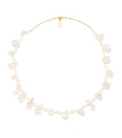 Anissa Kermiche Shelly Pearl And 18kt Gold Necklace