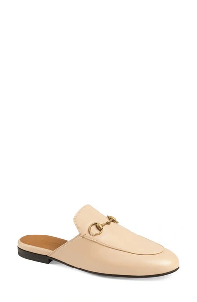 Gucci Women's Princetown Leather Mules In Cognac