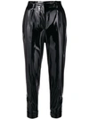 N°21 Mid-rise Slim Pvc Trousers In Black