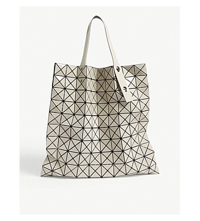 Bao Bao Issey Miyake Prism Bi-texture Tote Bag In Khaki