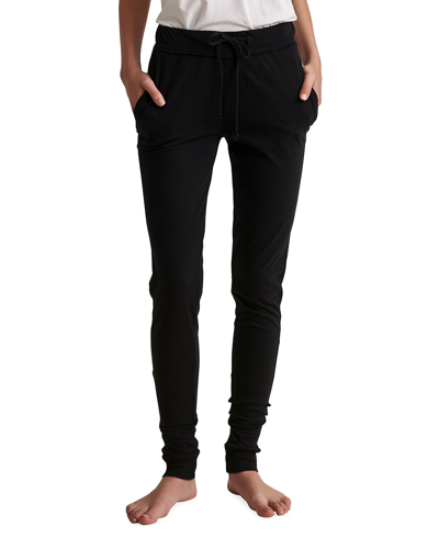 Skin Pima-cotton Track Pants In Black