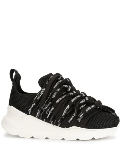 Ports 1961 Lace42 Sneakers In Black