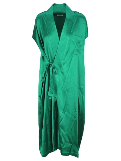 Balenciaga Judo Style Dress In Green